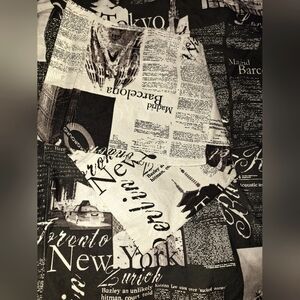 Queen Duvet Set by Alamode Home, Passport World News Print